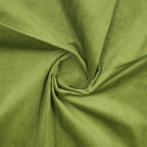 Ткань вельвет ярко-зеленая 100х140 см