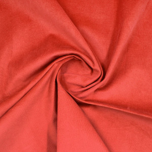 Ткань вельвет красно-коричневая 100х140 см