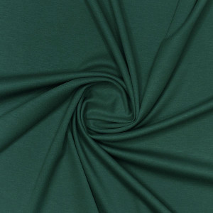 Трикотажная ткань Lacosta темно-зеленая
