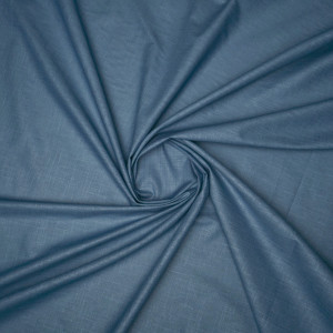 Плательная ткань темно-голубая