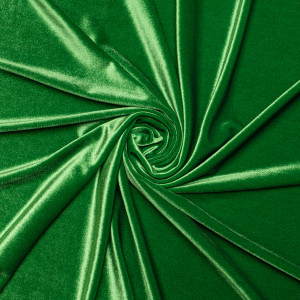 Ткань бархат ярко-зеленый