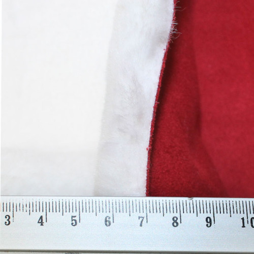 Дубленка искусственная красная