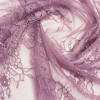 Кружевная ткань розовая, отрез 2 метра