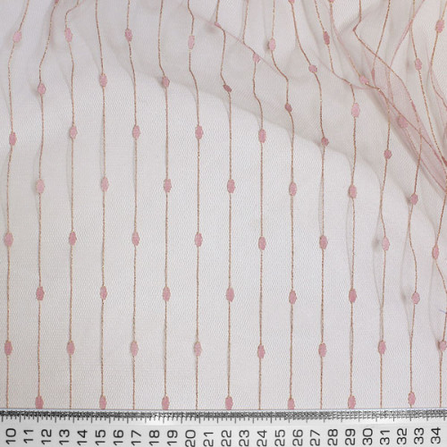 Сетчатая ткань персикового цвета 