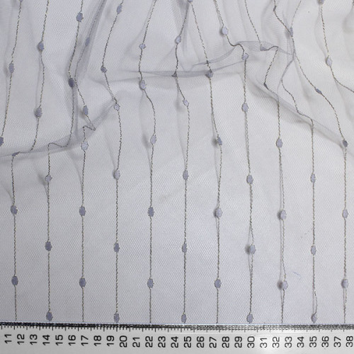 Сетчатая жаккардовая ткань цвета талой воды