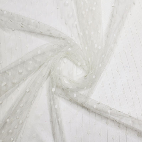 Сетка ткань ванильного цвета