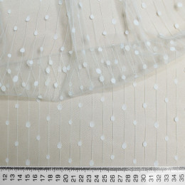 Сетка ткань ванильного цвета