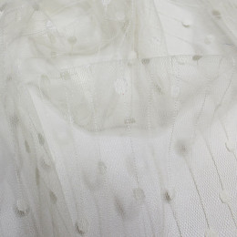 Сетка ткань ванильного цвета