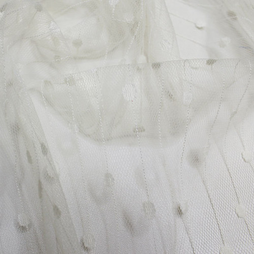 Сетка ткань ванильного цвета