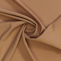 Ткань купра бледно-коричневая, отрез 1 метр