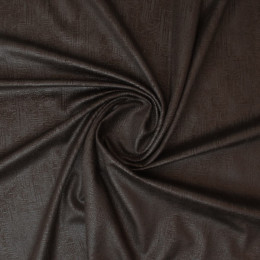 Замша искусственная темно-коричневая