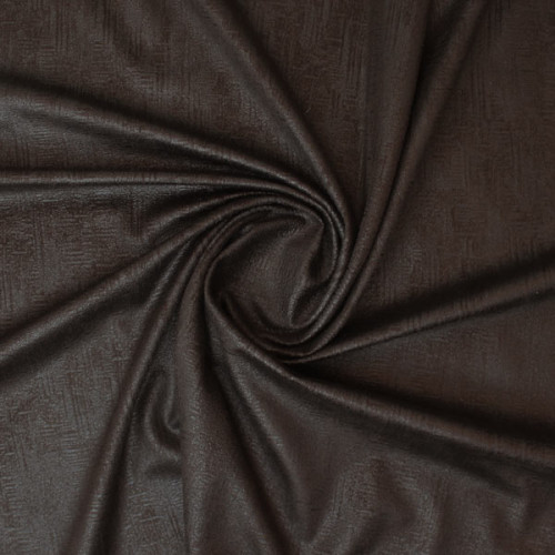 Замша искусственная темно-коричневая