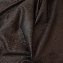 Замша искусственная темно-коричневая