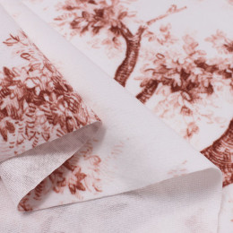 Ткань для мебели велюр коричневый