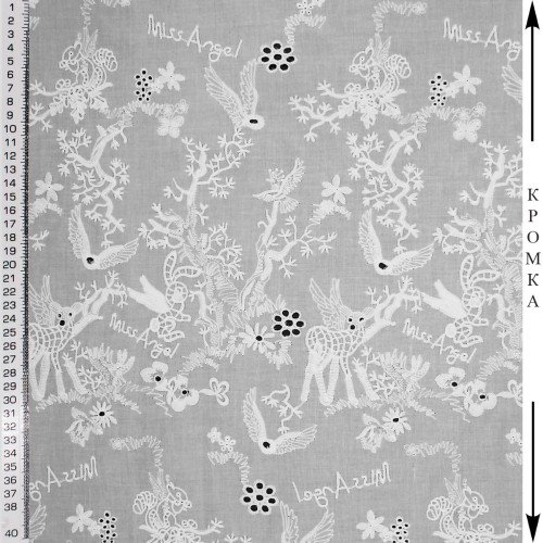 Вышивка на хлопке