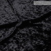 Ткань бархат черная, отрез 1 метр