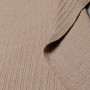 Трикотажная ткань пудровая принт косы