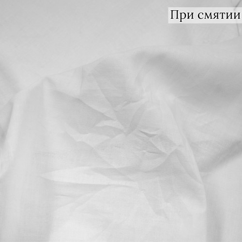 Ткань белого цвета батист из 100% хлопка