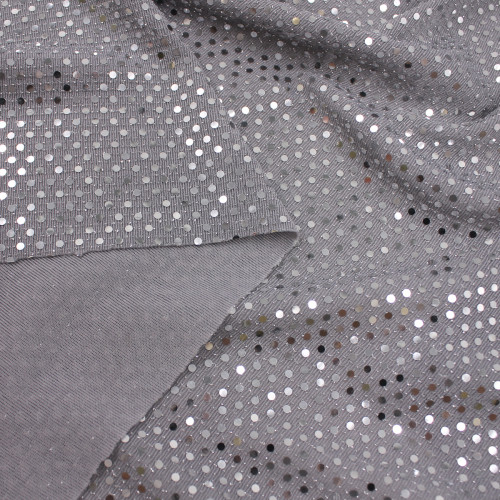 Трикотаж с пайетками