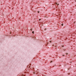 Бархат с пайетками