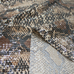 Трикотаж с пайетками