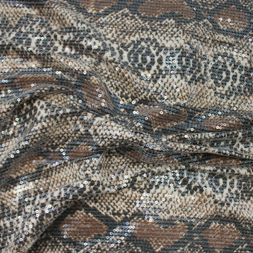 Трикотаж с пайетками