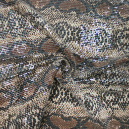 Трикотаж с пайетками