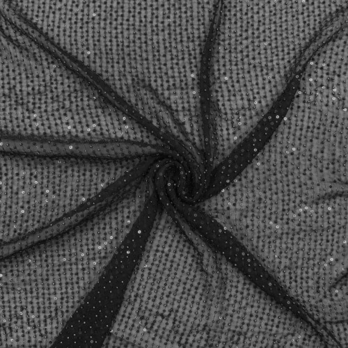 Шифон с бисером