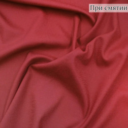 Костюмная бордовая ткань с 30% шерсти