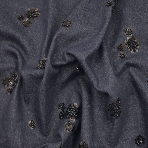 Джинс с бисером