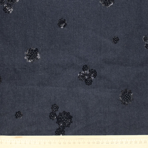 Джинс с бисером