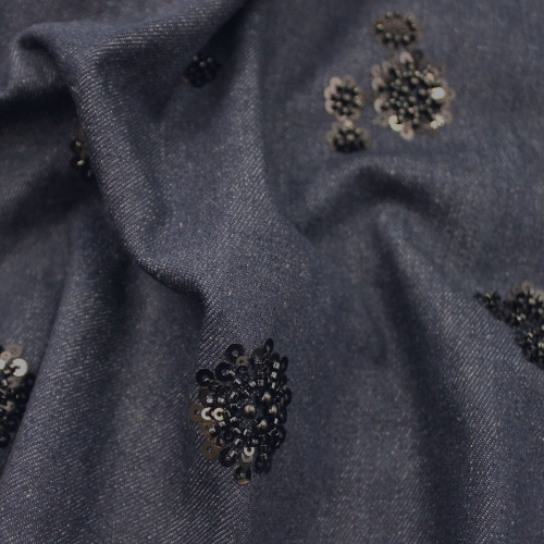 Джинс с бисером