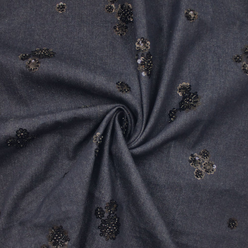 Джинс с бисером