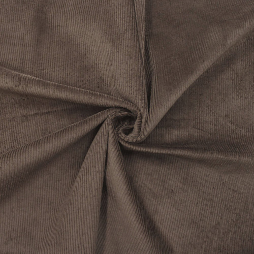 Ткань вельвет шоколадного цвета