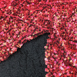 Бархат с пайетками