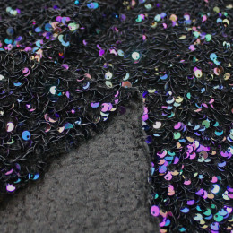 Бархат с пайетками