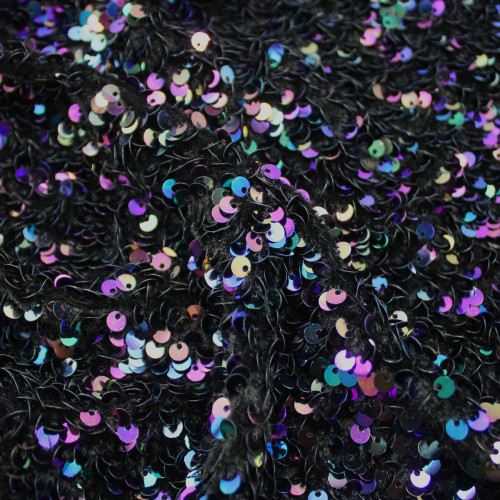 Бархат с пайетками