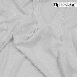 Трикотажное полотно белого цвета из вискозы