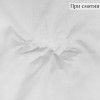 Ткань рубашечная белого цвета с натуральным составом