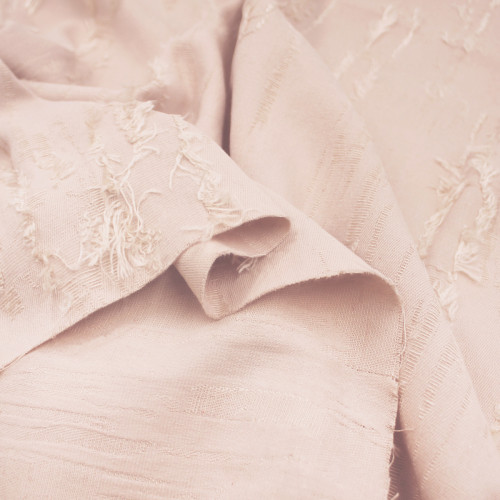 Костюмная ткань пудровая, отрез 2 метра