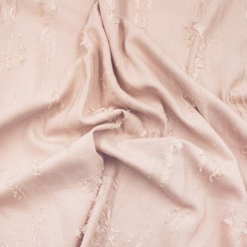 Костюмная ткань пудровая, отрез 2 метра