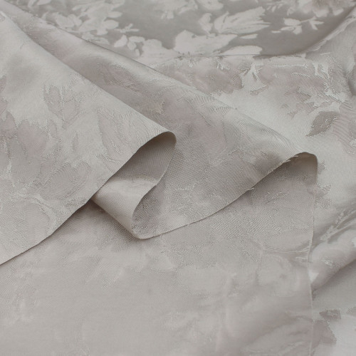 Атласная серо-бежевого цвета