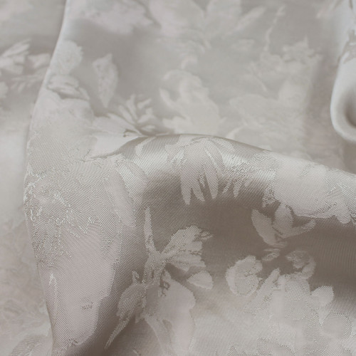 Атласная серо-бежевого цвета