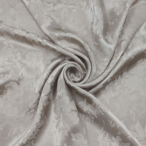 Атласная серо-бежевого цвета