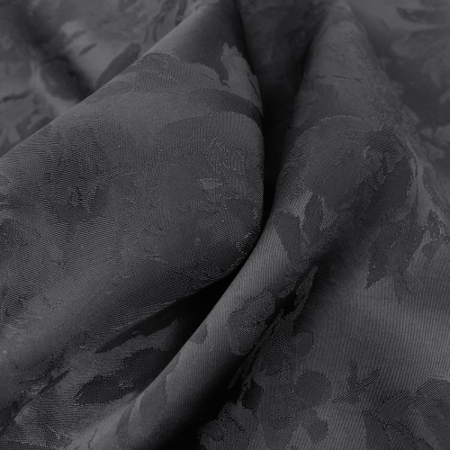 Ткань черного цвета атлас