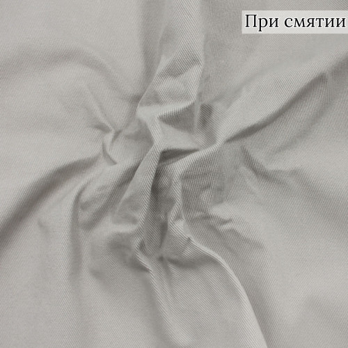 Джинсовая ткань бежевого цвета из 100% хлопка
