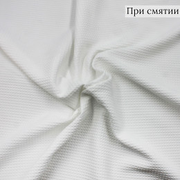 Жаккард белая ткань