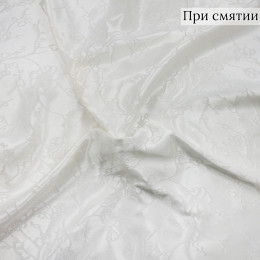 Ткань деворе из вискозы кремового цвета