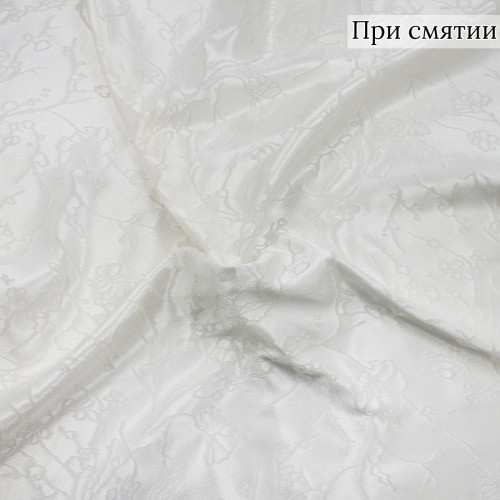 Ткань деворе из вискозы кремового цвета
