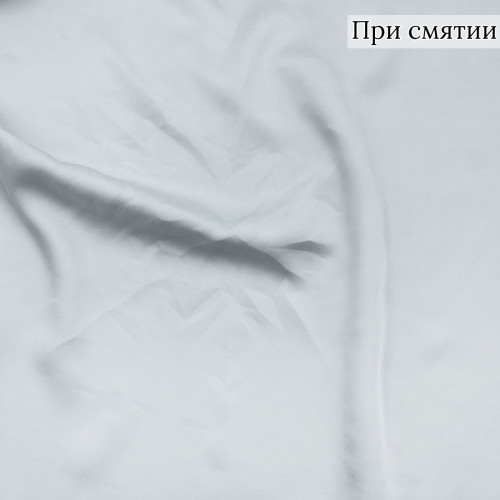 Сатиновая ткань из вискозы серого цвета